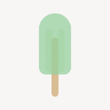 Green ice cream clipart, food | Free Vector - rawpixel