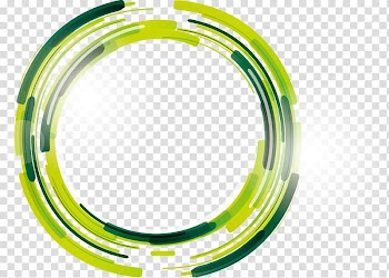 Green illustration, Circle , Green Sci-Fi Circle transparent background PNG clipart