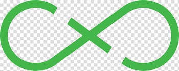 Green infinity ribbon , Flux Logo transparent background PNG clipart