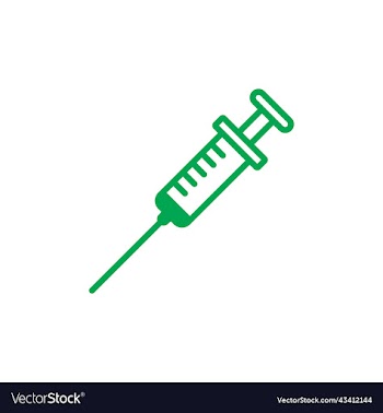 green injection line icon