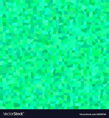Green irregular rectangle tiled mosaic pattern vector image