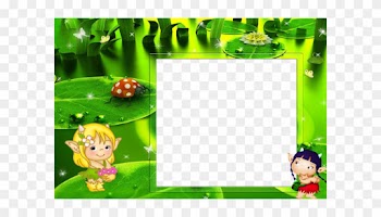 Green Kids Transparent Photo Frame - Frames Design For Kids Png