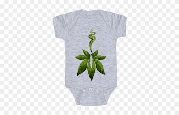 Green Leaf- Cannabis Baby Onesy - Onesie