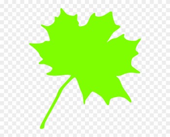 Green Leaf Clip Art At Clker - Maple Leaf