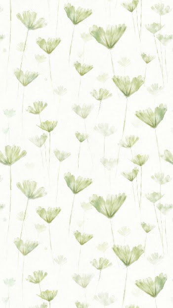 Green leaf mobile wallpaper, watercolor | Free Photo Illustration - rawpixel