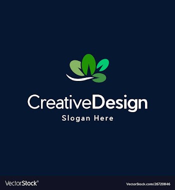 Green leaf naturally biology logo vector image