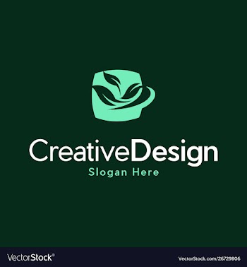 Green leaf naturally creative business logo vector image