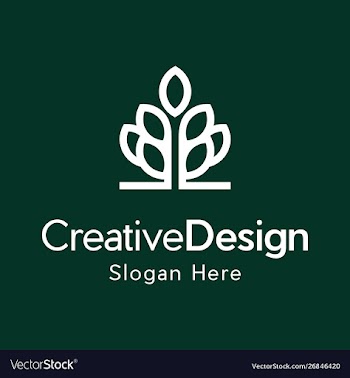 Green leaf naturally creative business logo vector image