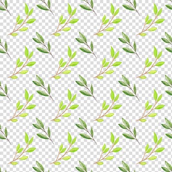 Green leafed plant, Watercolor painting Paper, Watercolor green leaves background transparent background PNG clipart