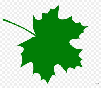 Green Leaves Clipart Clip Art Green - Maple Leaf Clipart Free