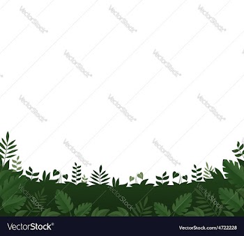  					Green leaves frame on white background vector image														