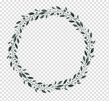 Green leaves illustration, Border Christmas Pattern, Leaves Border transparent background PNG clipart