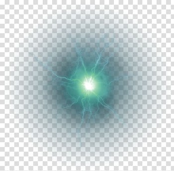 Green light illustration, Ball lightning Green Thunder, Green fresh bulb lightning effect element transparent background PNG clipart