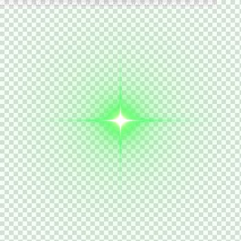 Green light, Light Luminous efficacy Green , Twinkle Green Light Star transparent background PNG clipart
