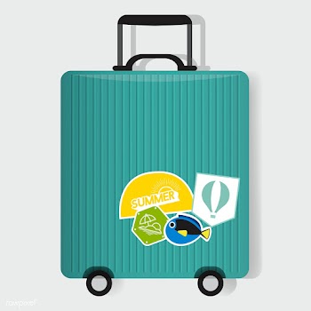 Green luggage | Free stock vector - 390720