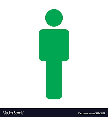 green man solid icon