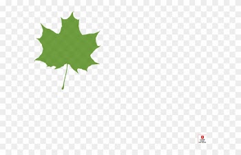 Green Maple Leaf Clip Art At Clker - Leaves Silhouette