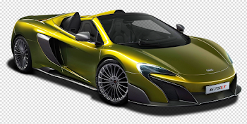 Green McLaren 675LT Spider Super Car PNG Image - PurePNG | Free ...