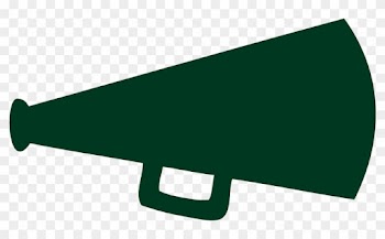 Green - Megaphone - Clipart - Green Cheer Megaphone Clipart