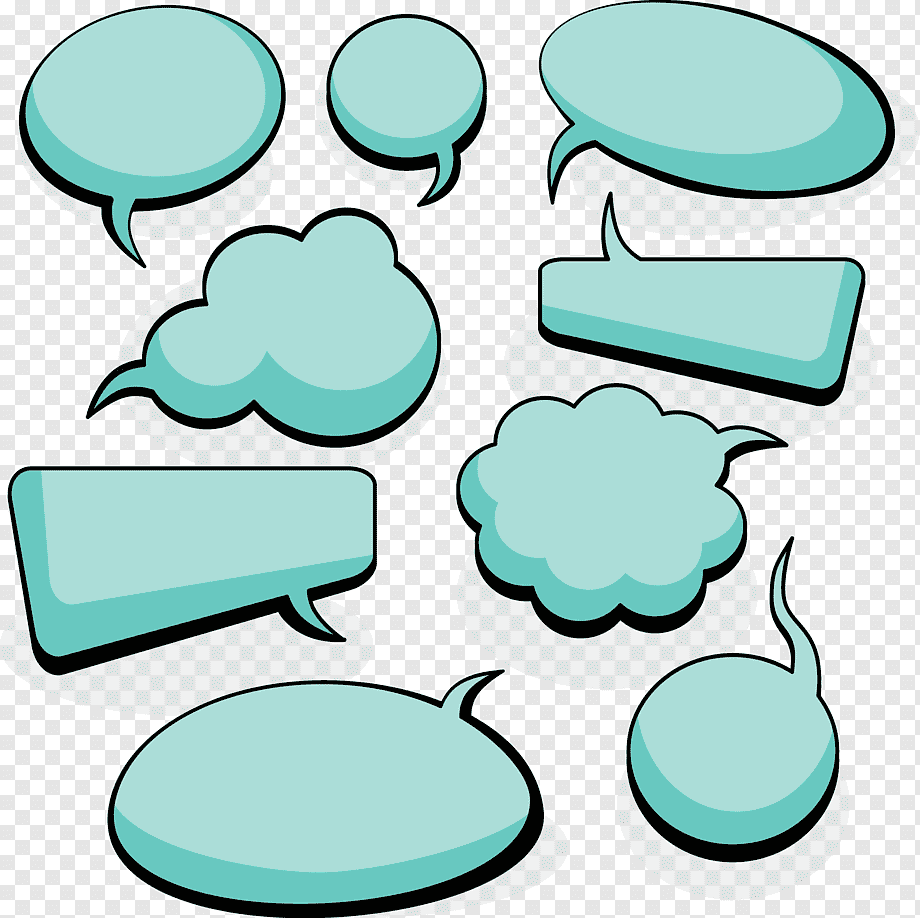 green message clouds illustration, Dialogue Speech balloon Euclidean, Simple blank dialog box material, blue, white, cloud png