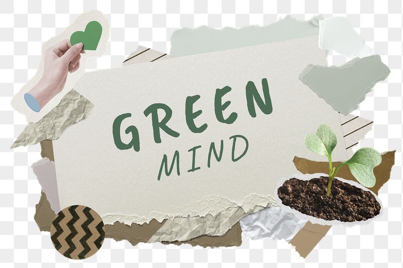 Green mind png word sticker | Free PNG - rawpixel