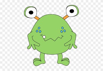 Green Monster Clipart - Green Monster Clipart