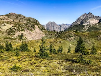 Green Mountain Under Blue Sky