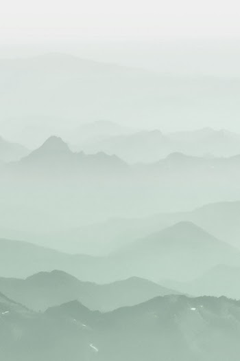Green mountains background, misty landscape | Free Photo - rawpixel