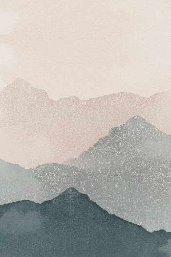 Green mountains background, watercolor nature | Free Photo Illustration - rawpixel