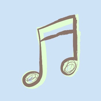Green music note sticker, pastel | Free Vector Illustration - rawpixel