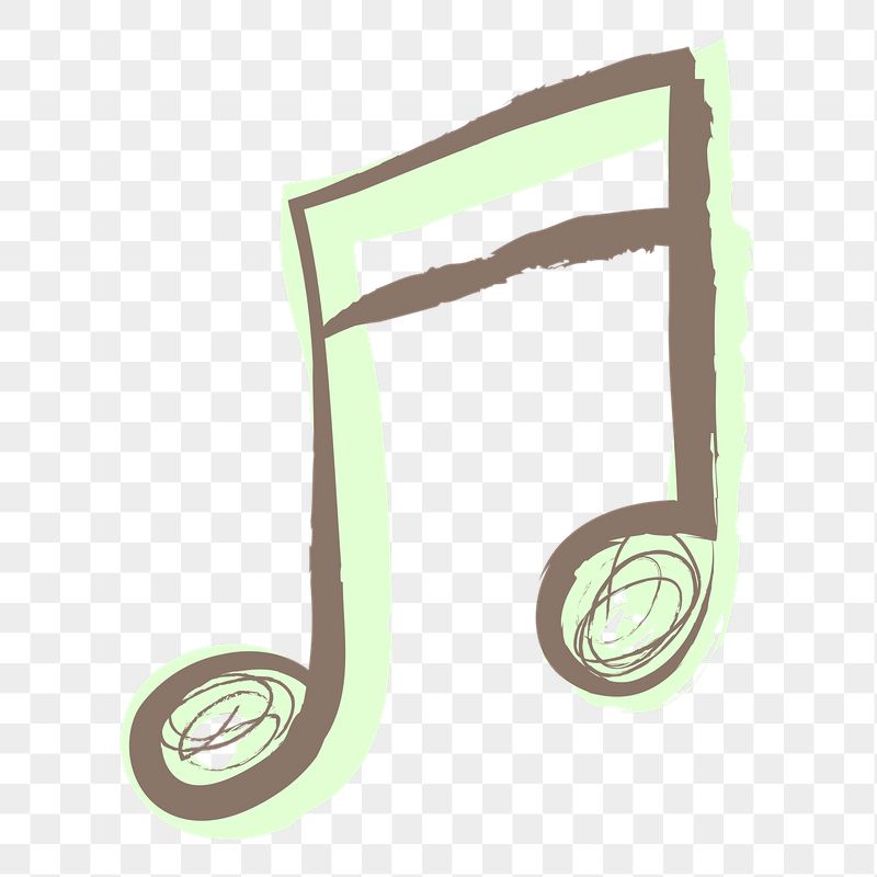 Green music png note sticker, | Free PNG Illustration - rawpixel