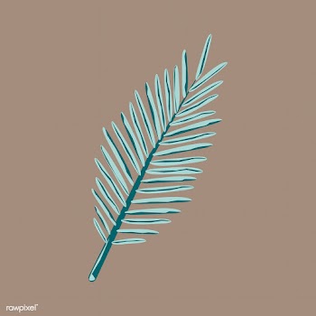 Green needle leaf element on a brown background  vector | Free  vector - 2253541
