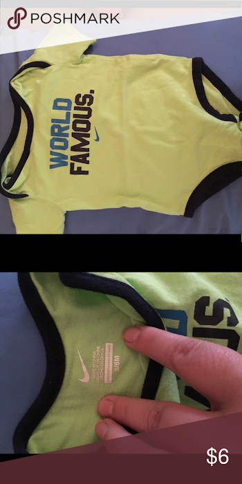 Green Nike Onesie Like New Green Nike World Famous Onesie Size 3 ...