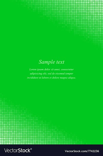 Green page corner design template vector image