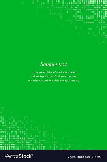 Green page corner design template vector image