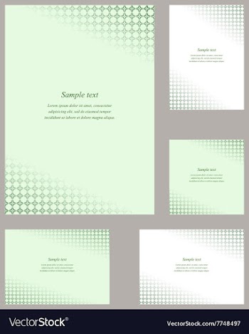 Green page corner design template vector image