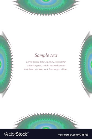 Green page corner design template vector image