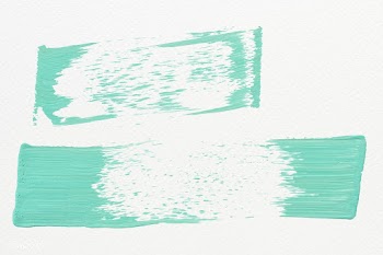 Green paint on a canvas | Free stock illustration - 583736