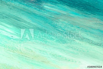 Green paint on canvas