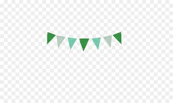 Green Party Fanion Blue White - party 