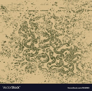 Green pattern grunge style vector image