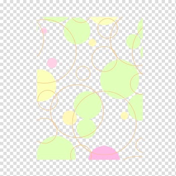 Green Petal Area Pattern, Colored circles Ornament transparent background PNG clipart
