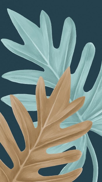 Green phone wallpaper, aesthetic tropical | Free Photo - rawpixel