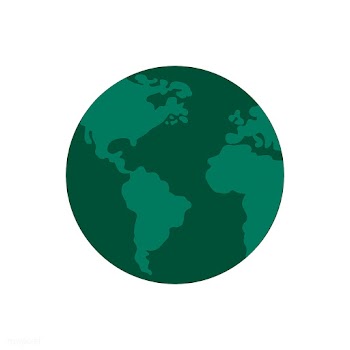 Green planet earth isolated in white illustra.. | Free stock vector - 462106