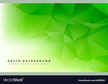green polygonal abstract background