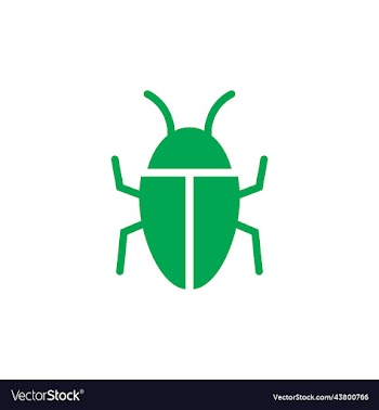 green program bug animal icon