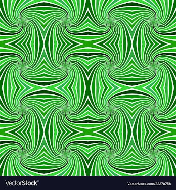 Green psychedelic abstract seamless striped vector image