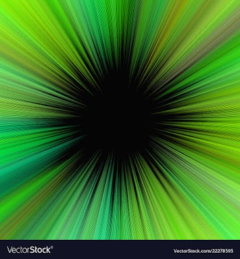 Green psychedelic abstract speed concept vector image