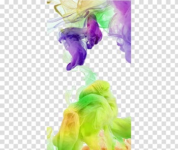 Green purple smoke abstract dream background transparent background PNG clipart