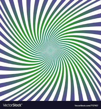 Green purple spiral design background vector image